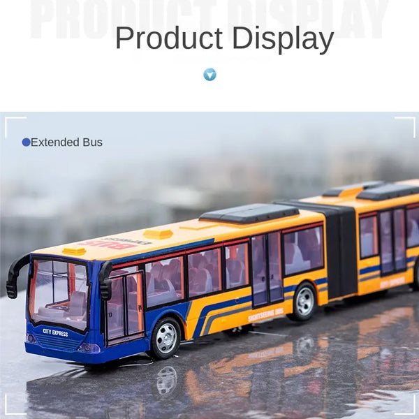 4 Channels RC Bus With Lights and Rubber