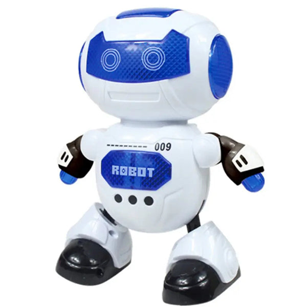 Smart Space Dazzling Music Robot LED Light Electric Dancing Space Walking Robot Toy Educational Toys for Boys Kids Gift