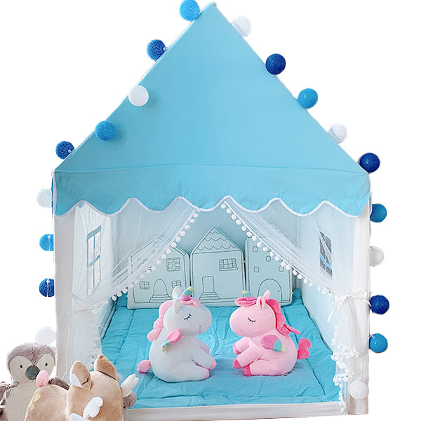 Blue tent toy