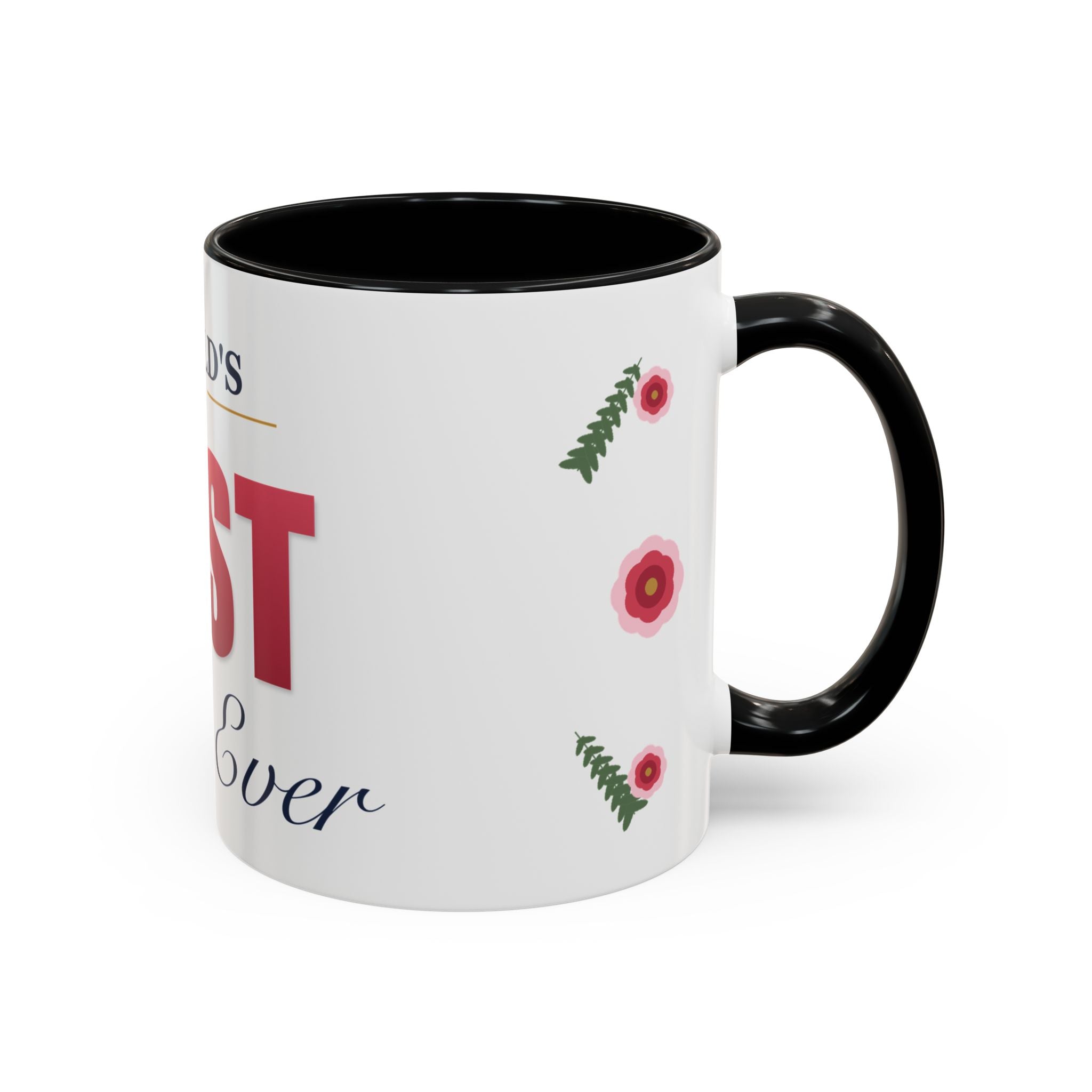 World's Best Mom Ever Mug — Floral Ceramic Coffee Mug | 11oz / 15oz Mother's Day Gift