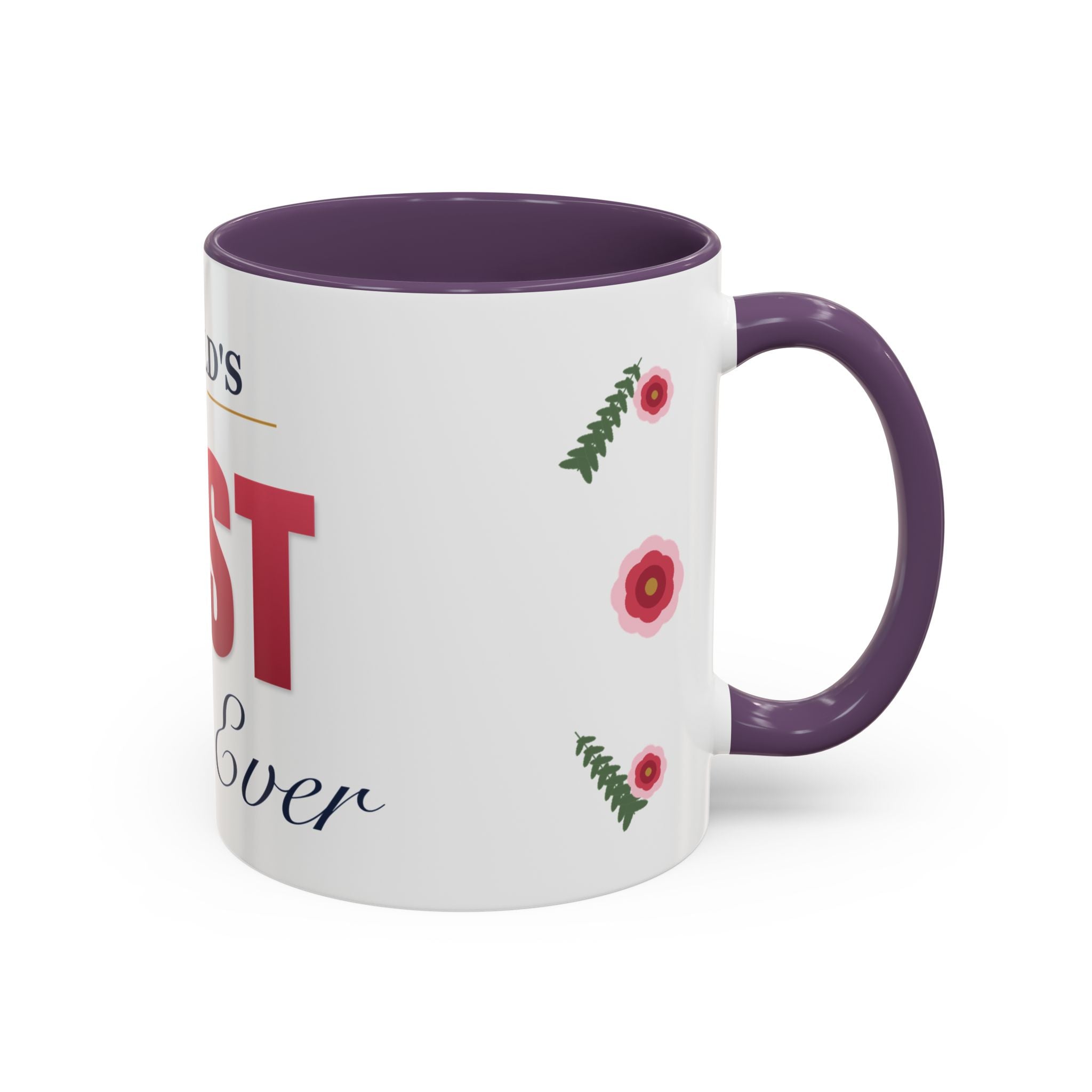 World's Best Mom Ever Mug — Floral Ceramic Coffee Mug | 11oz / 15oz Mother's Day Gift