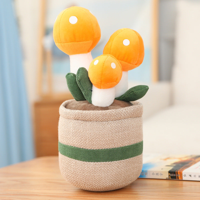 Hot Home Decoration 25cm Tulips Artificial Flowers Plant Plush Toy Cute Plushies Room Decor