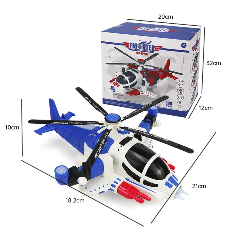 Lights Music Universal Propeller Fighter Plane