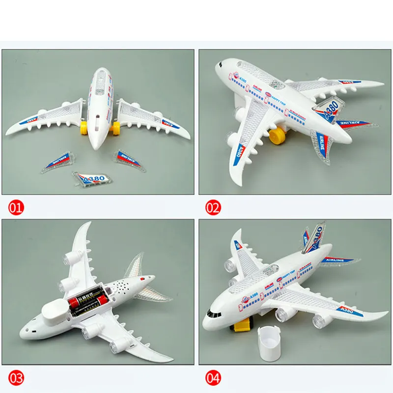 Electric Universal Flashing Lights Musical Transparent Gear Shark