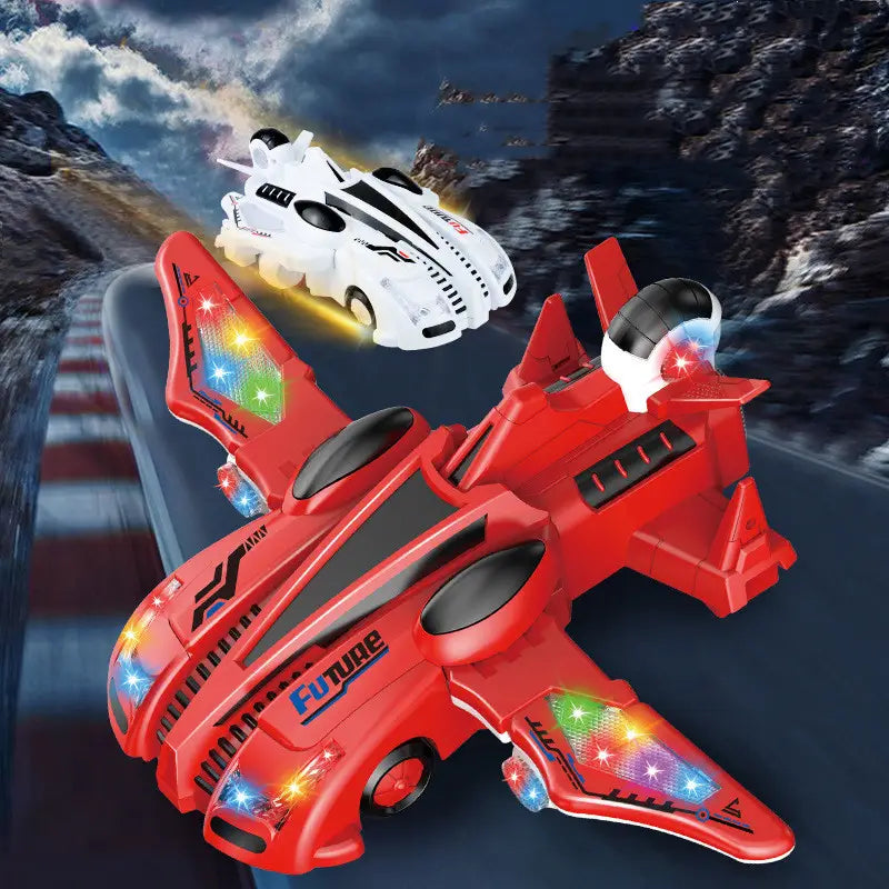 360 Degree Rotation Deformed Car Toy - Stunt Car with Light, Music, and Dynamic Movement