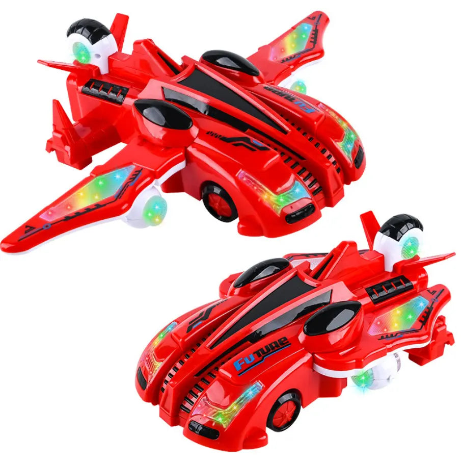 360 Degree Rotation Deformed Car Toy - Stunt Car with Light, Music, and Dynamic Movement