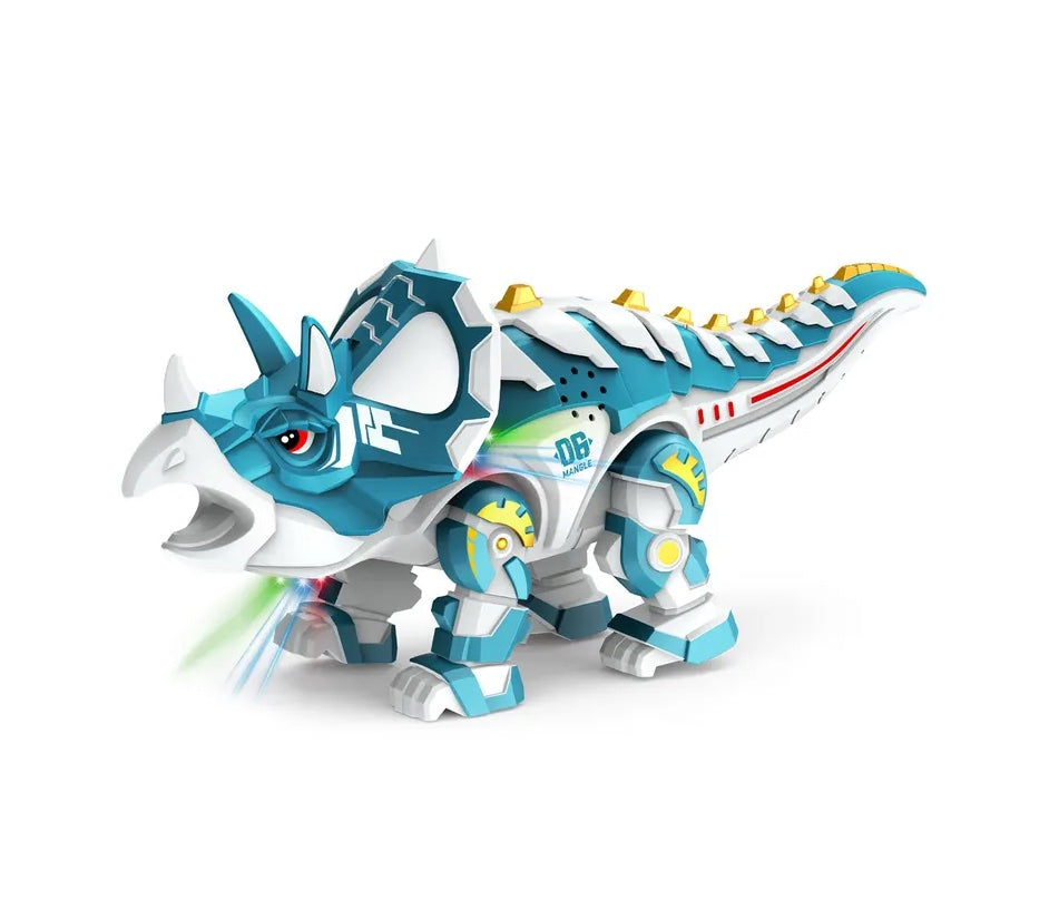 Unleash Prehistoric Adventures: Electric Walking Dinosaur Toy with Sound, Light, Laying Eggs, and Crawling Action for an Epic Playtime