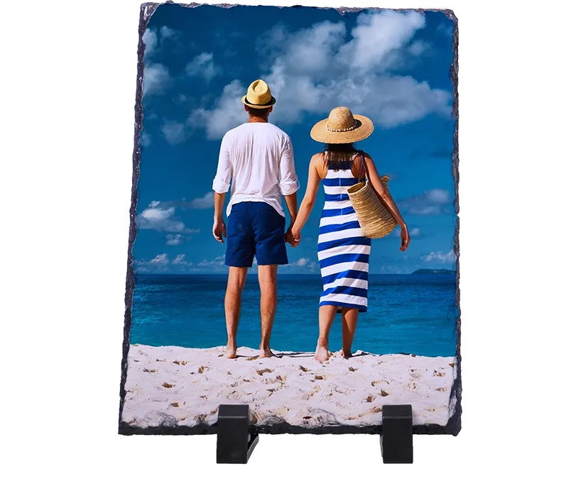 Rock Sublimation printing DIY photo slate frame