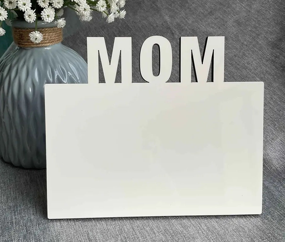 Mother Day Gifts Wood MOM Picture Frame Sublimation MDF Photo Panel