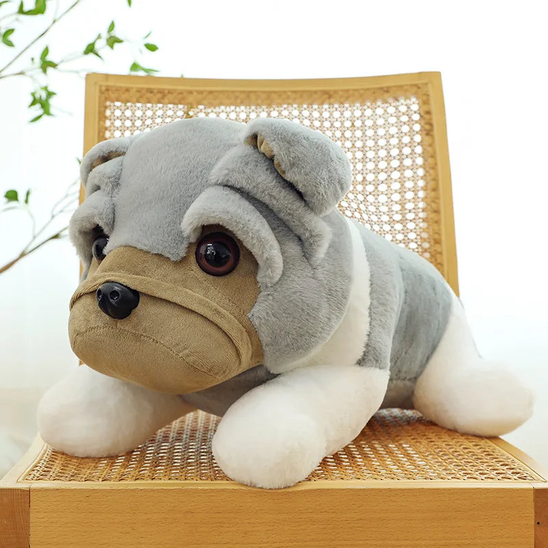 55 CM Shar Pei Sublimation Dog Plush Toy - Lifelike Stuffed Animal, Cute Plushie for Dog Enthusiasts, Perfect Gift Idea