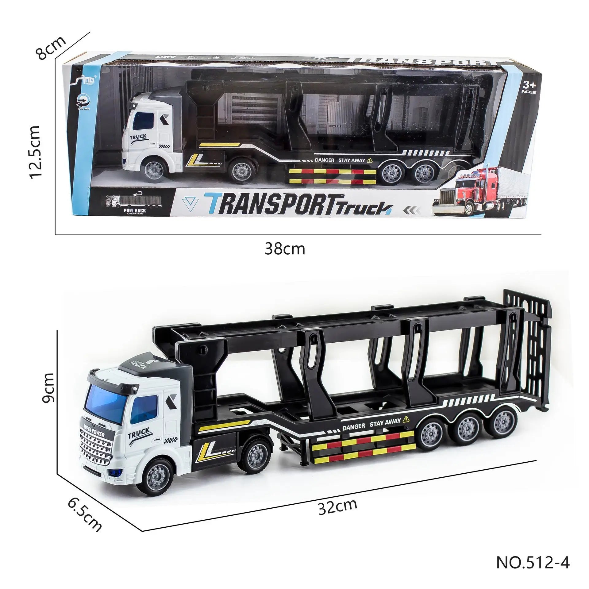 Rev up the Fun: Heavy-Duty Electric Transport Fleet Toy Car Set with Engineering Car, Tractor, and Dump Truck