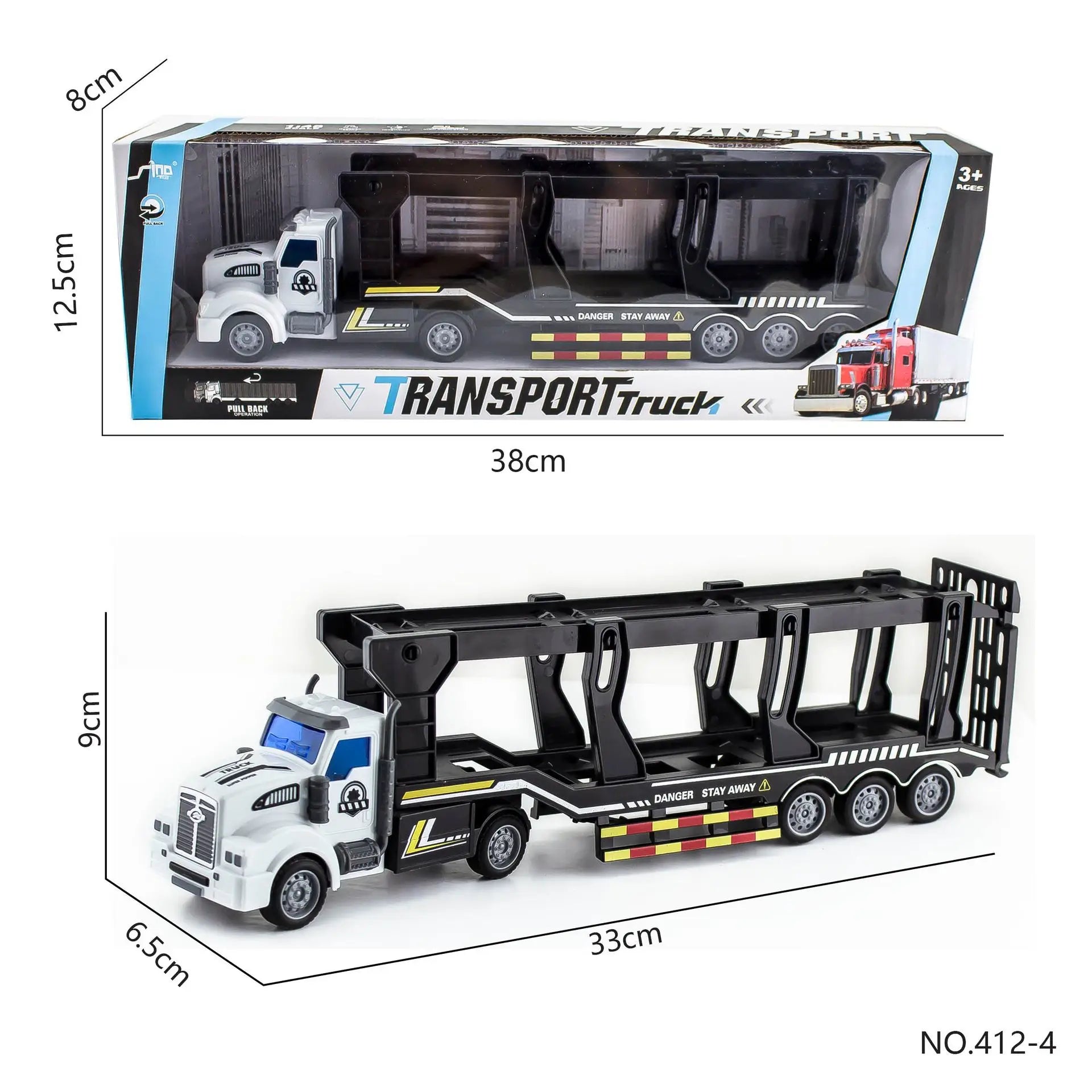 Rev up the Fun: Heavy-Duty Electric Transport Fleet Toy Car Set with Engineering Car, Tractor, and Dump Truck