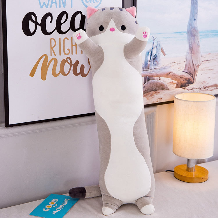 70 CM Sleeping Hugging Cat Plush Toy