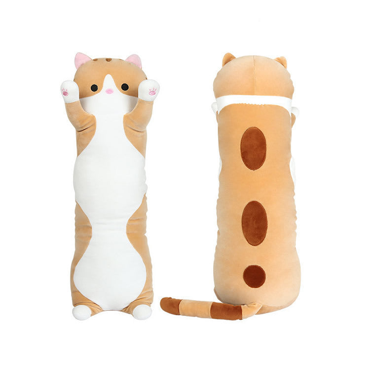 70 CM Sleeping Hugging Cat Plush Toy