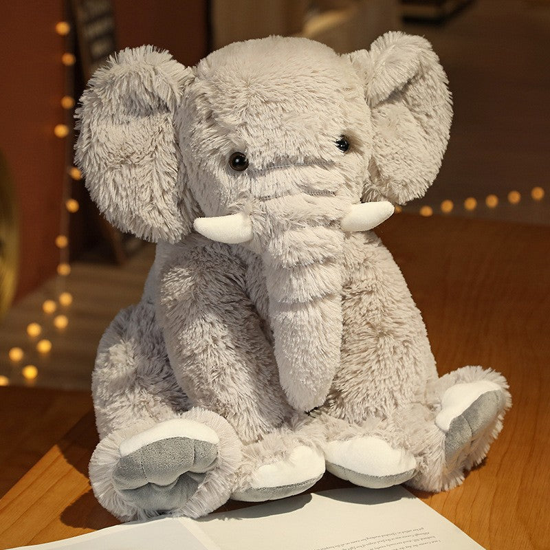 45cm Creative Elephant Plush Toy Big Ears Soft Toy Plush Animal Stuffed Elephant Pillow Toy