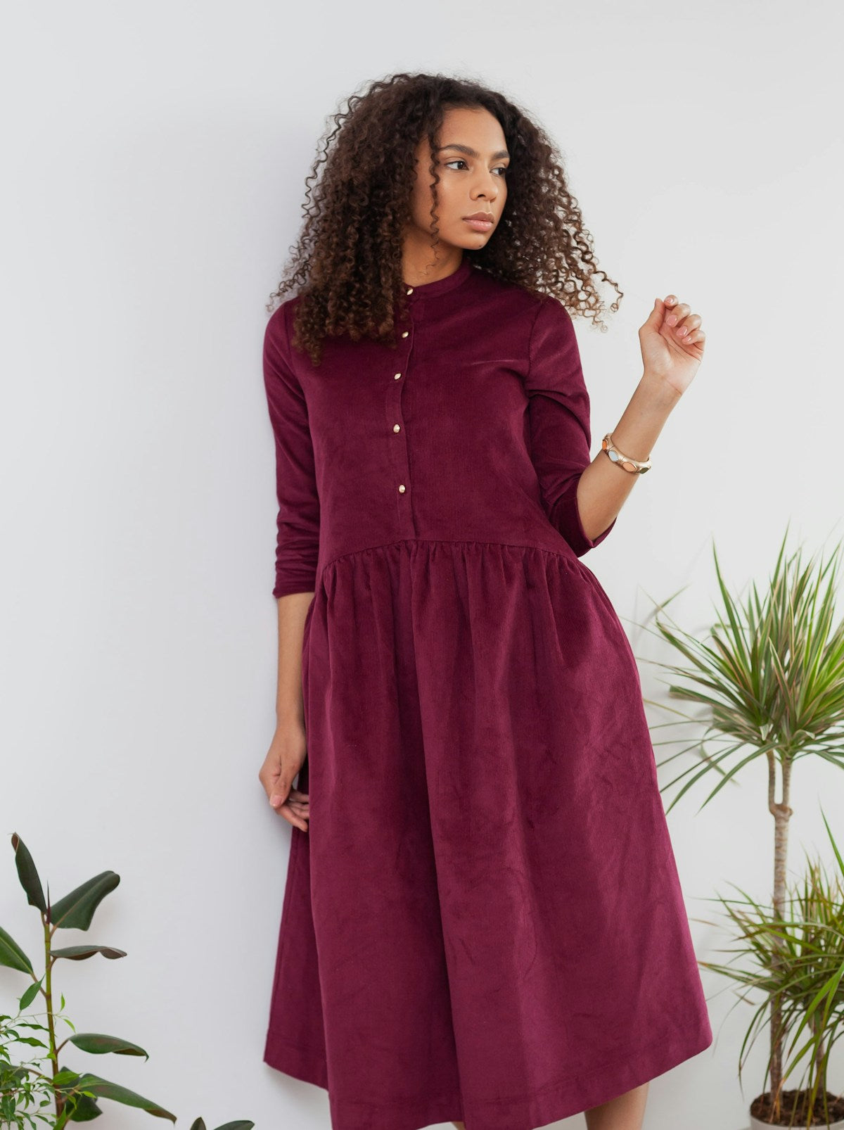 Rose Anarkali Gown