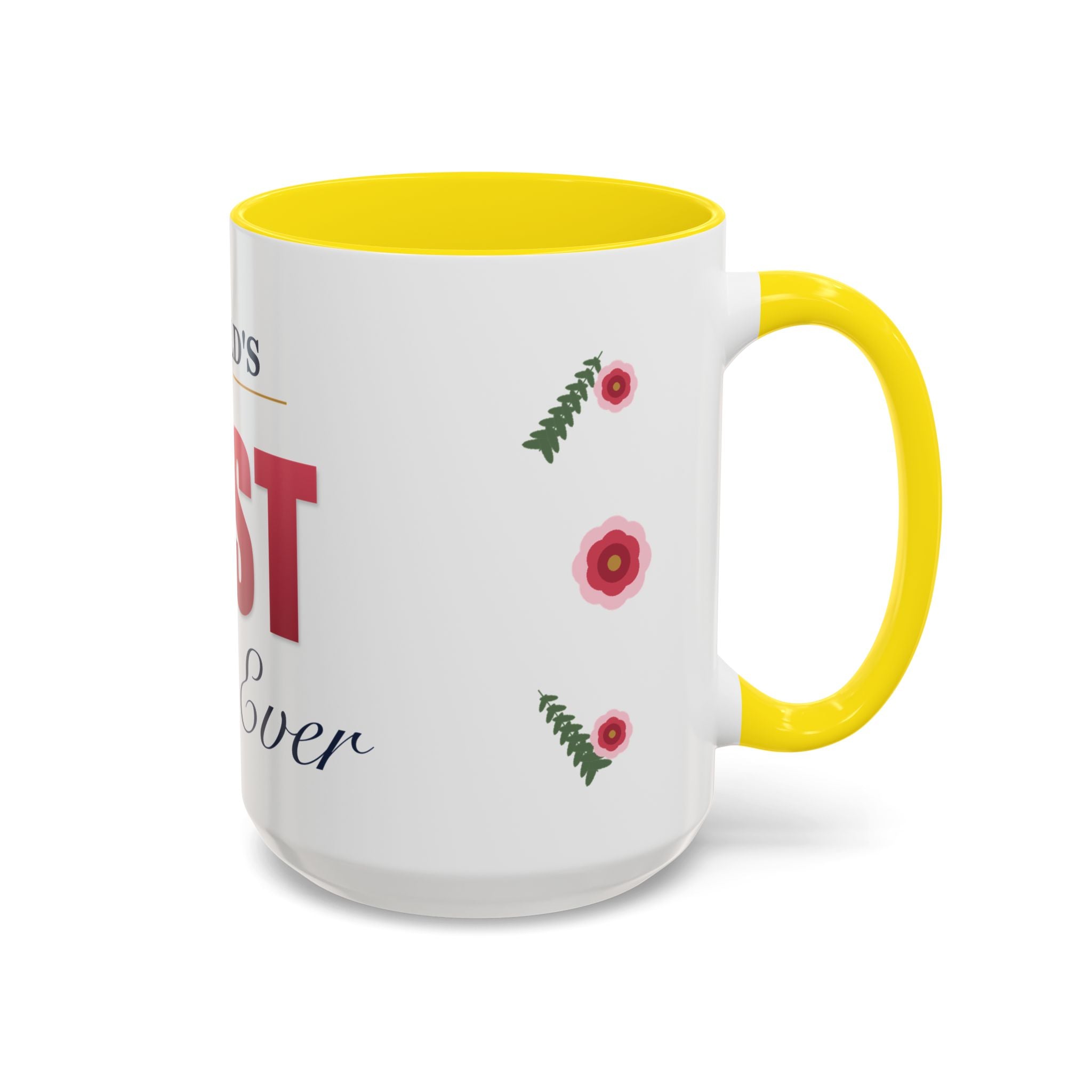 World's Best Mom Ever Mug — Floral Ceramic Coffee Mug | 11oz / 15oz Mother's Day Gift