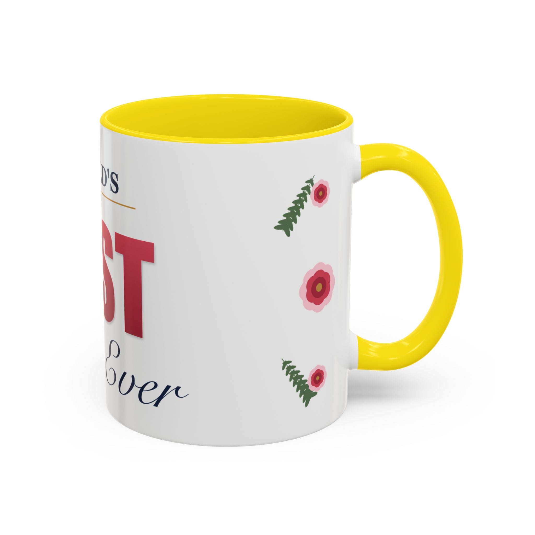 World's Best Mom Ever Mug — Floral Ceramic Coffee Mug | 11oz / 15oz Mother's Day Gift