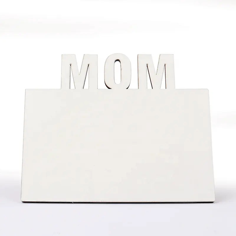 Mother Day Gifts Wood MOM Picture Frame Sublimation MDF Photo Panel