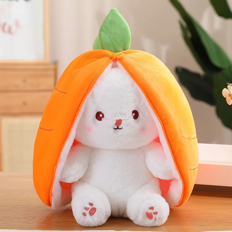 Strawberry Fruit Rabbits Plush Toy - Adorable Stuffed Animals with PP Cotton, Cute Rabbit Dolls for Endless Joy