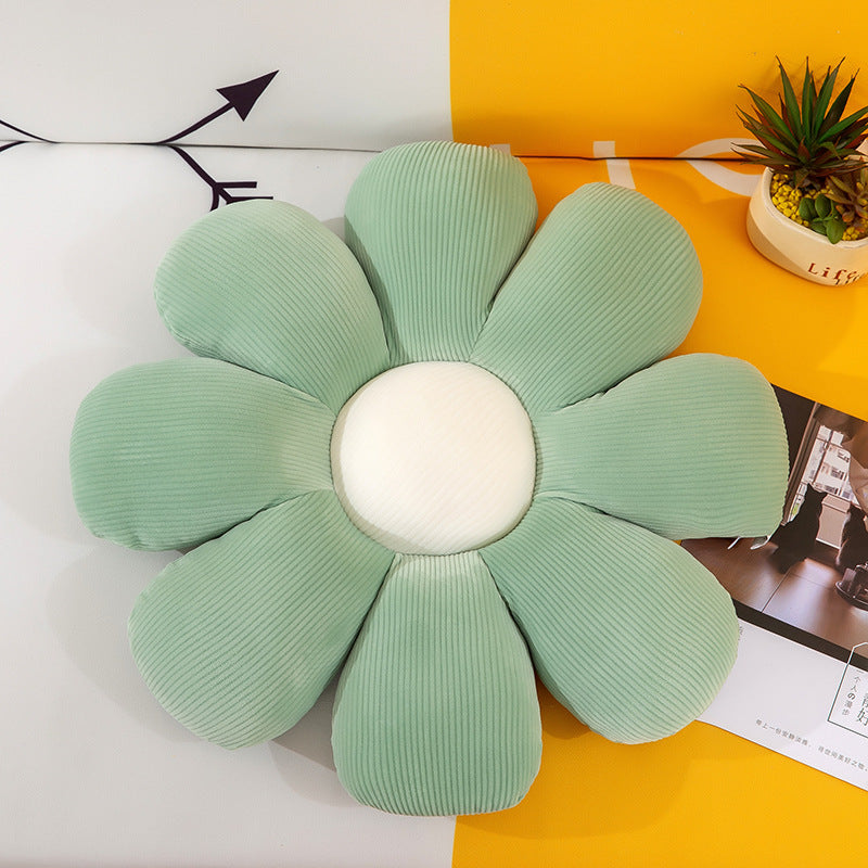 Decorative Plush Stuffed Daisy Flower Floor Seating Cushion Pillow